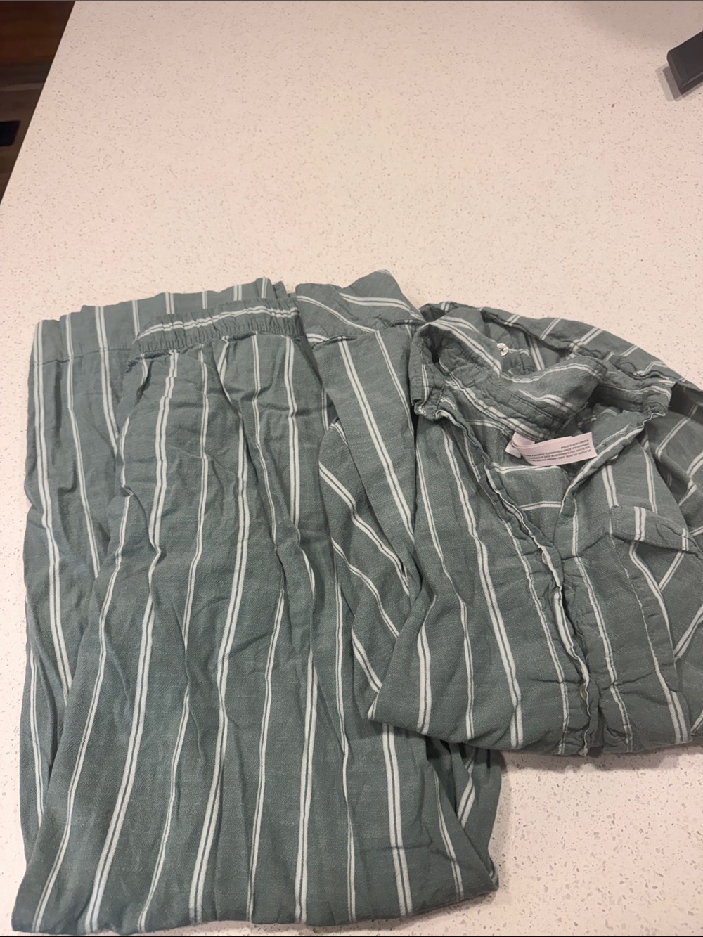 Auden Sleepwear Pajama Striped Women’s Set